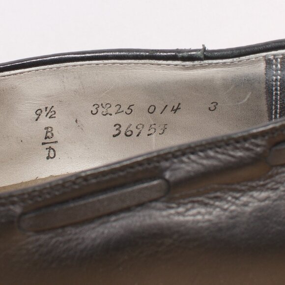 Alden 9.5 B/D Tassel Loafers Black Calfskin EUC Goodyear Welted - Picture 6 of 8